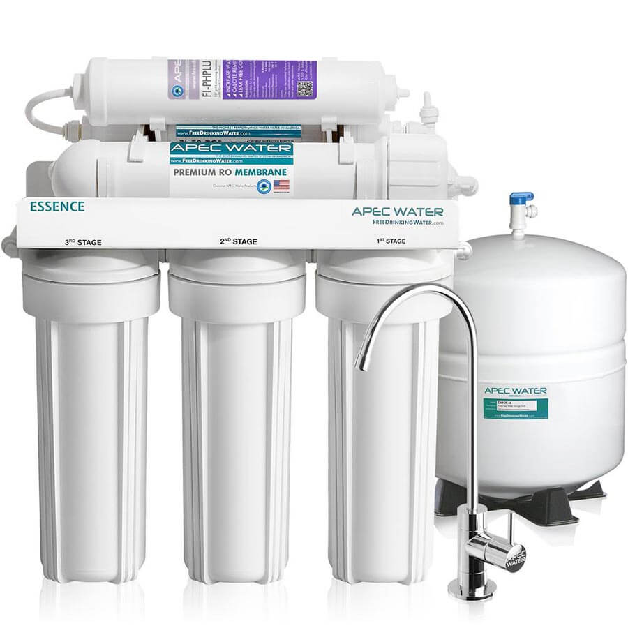 5 Stage reverse osmosis system and filters